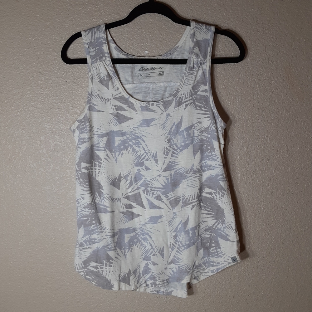 Eddie Bauer Outdoor Print Tank Top Size S